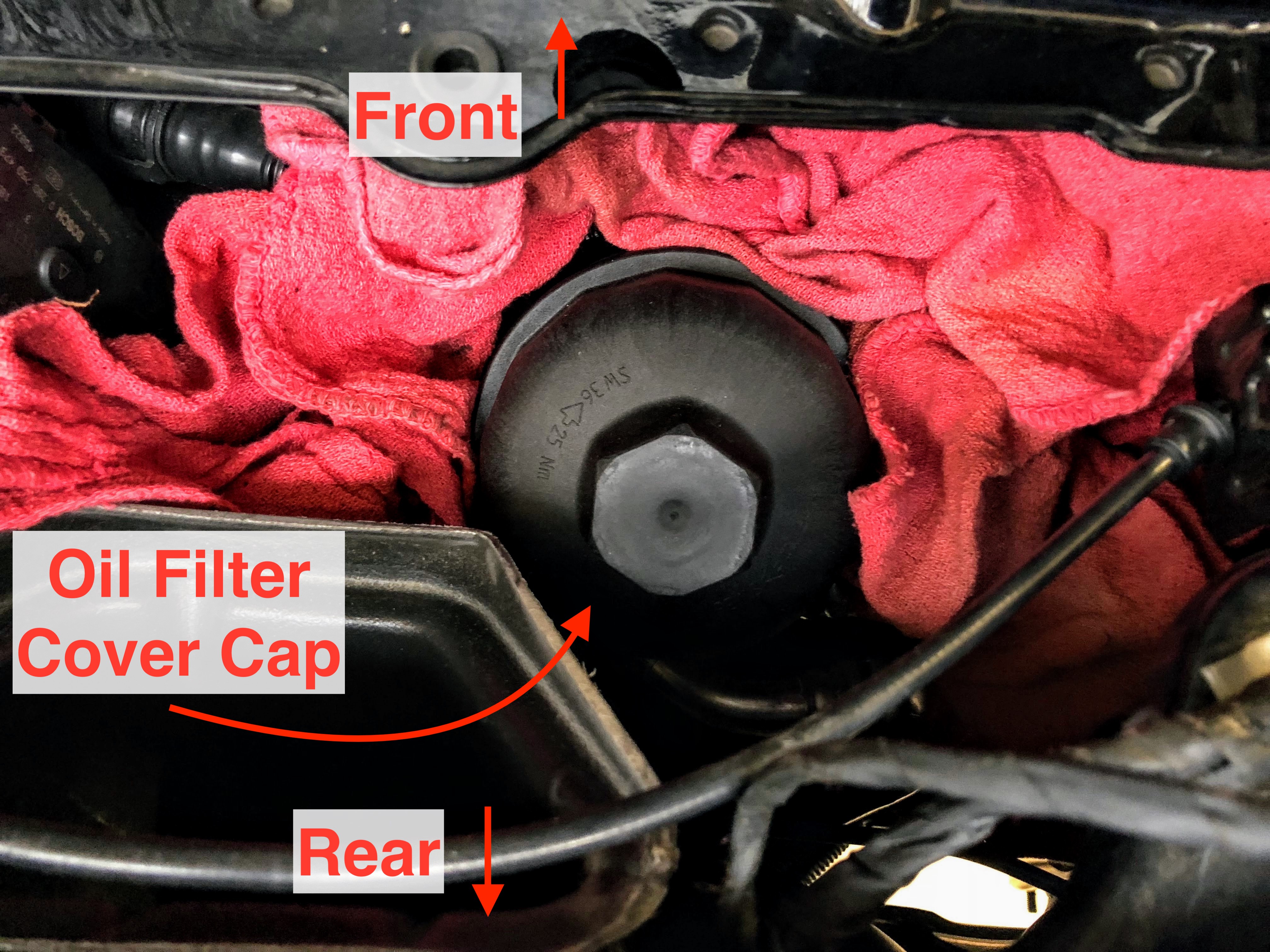 Porsche 911 (991.1) oil filter housing