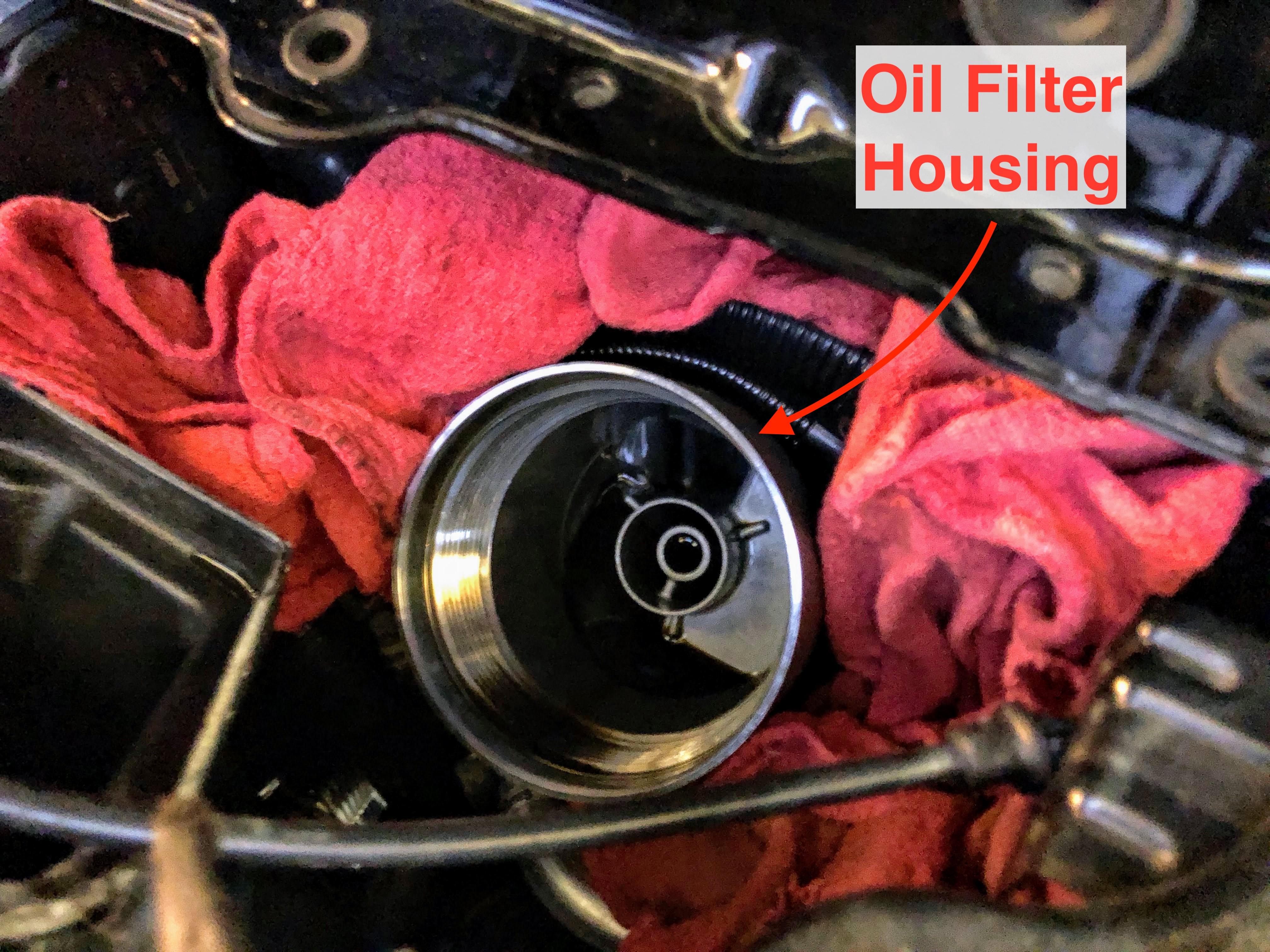 Porshce 911 (991.1) Engine Oil Change Guide Image