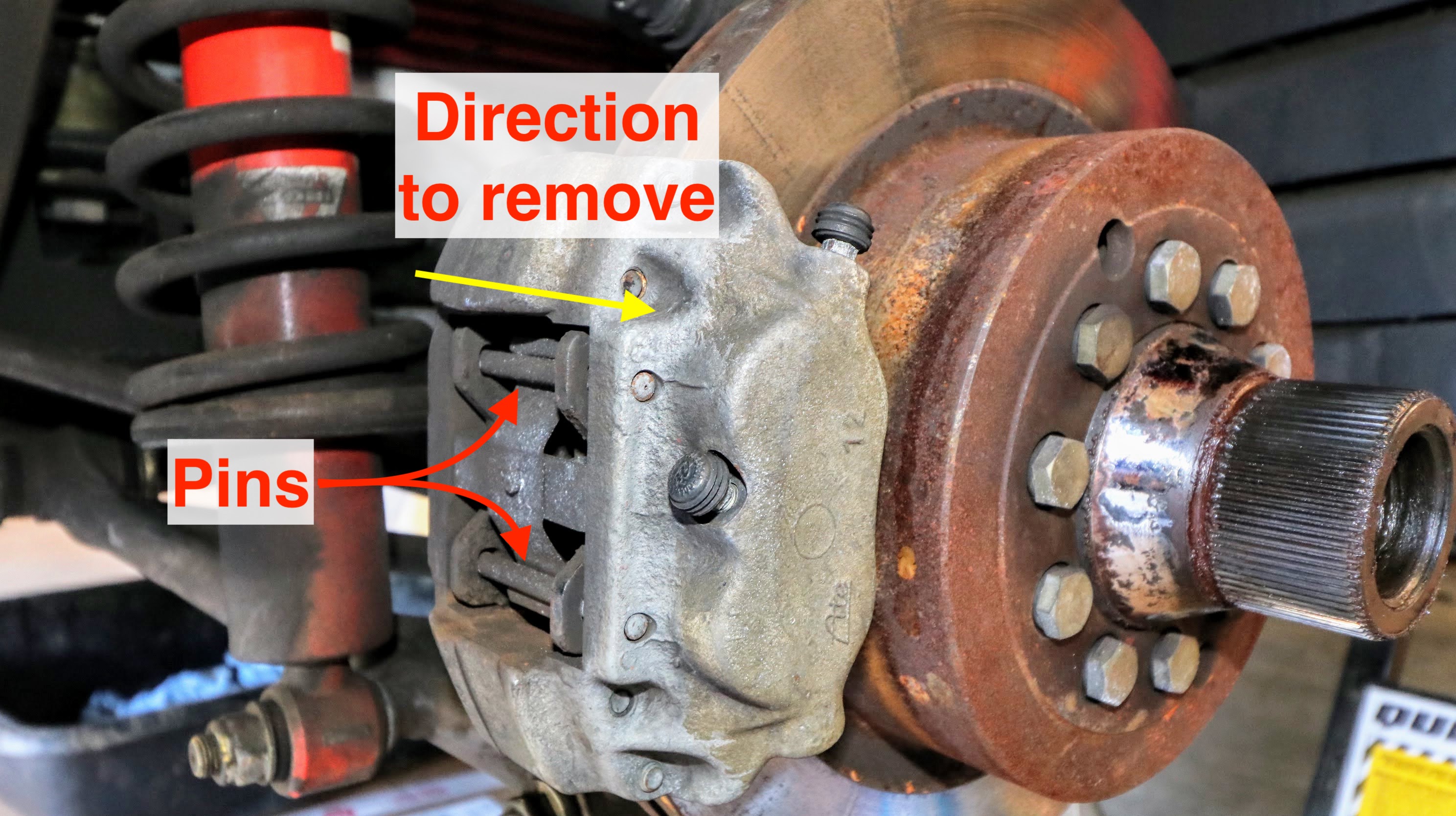 Ferrari Testarossa wheel removal
